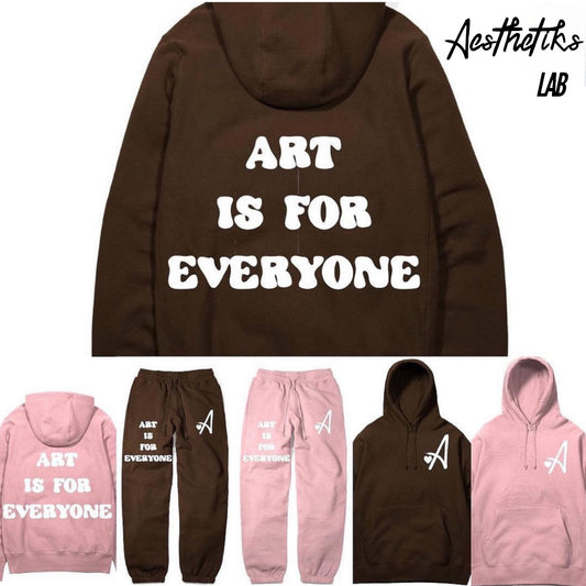 Chocolate Sweat Suit - Art is for Everyone