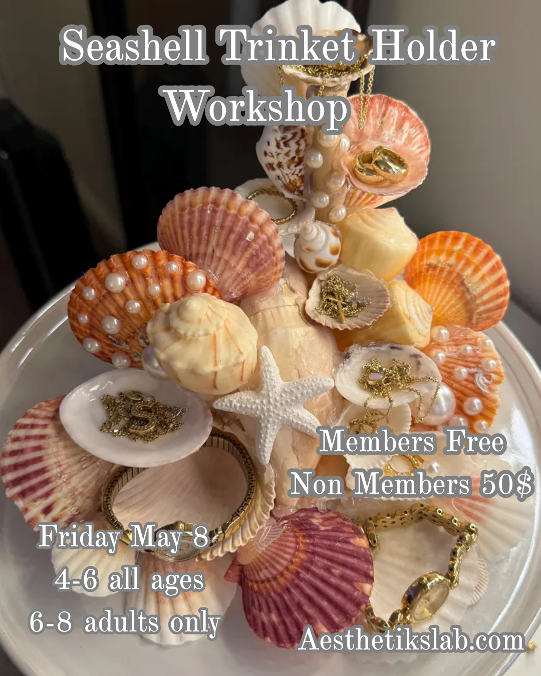 Seashell Trinket Trays