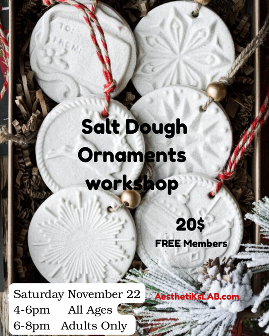 Salt Dough Ornaments Workshop