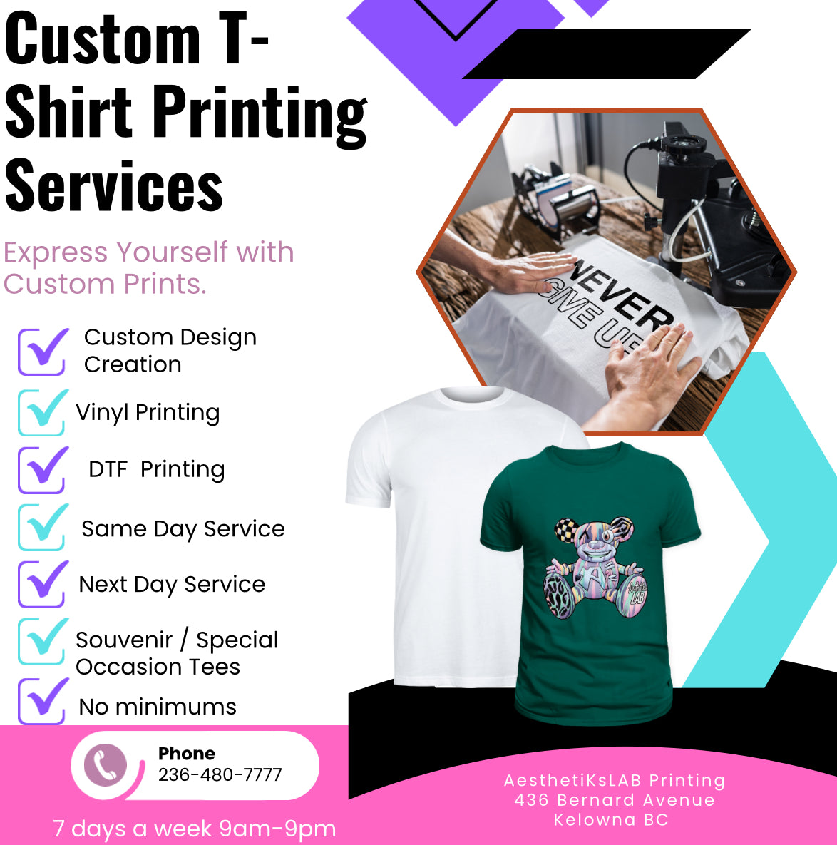 PRINT SHOP - NEXT DAY TEE