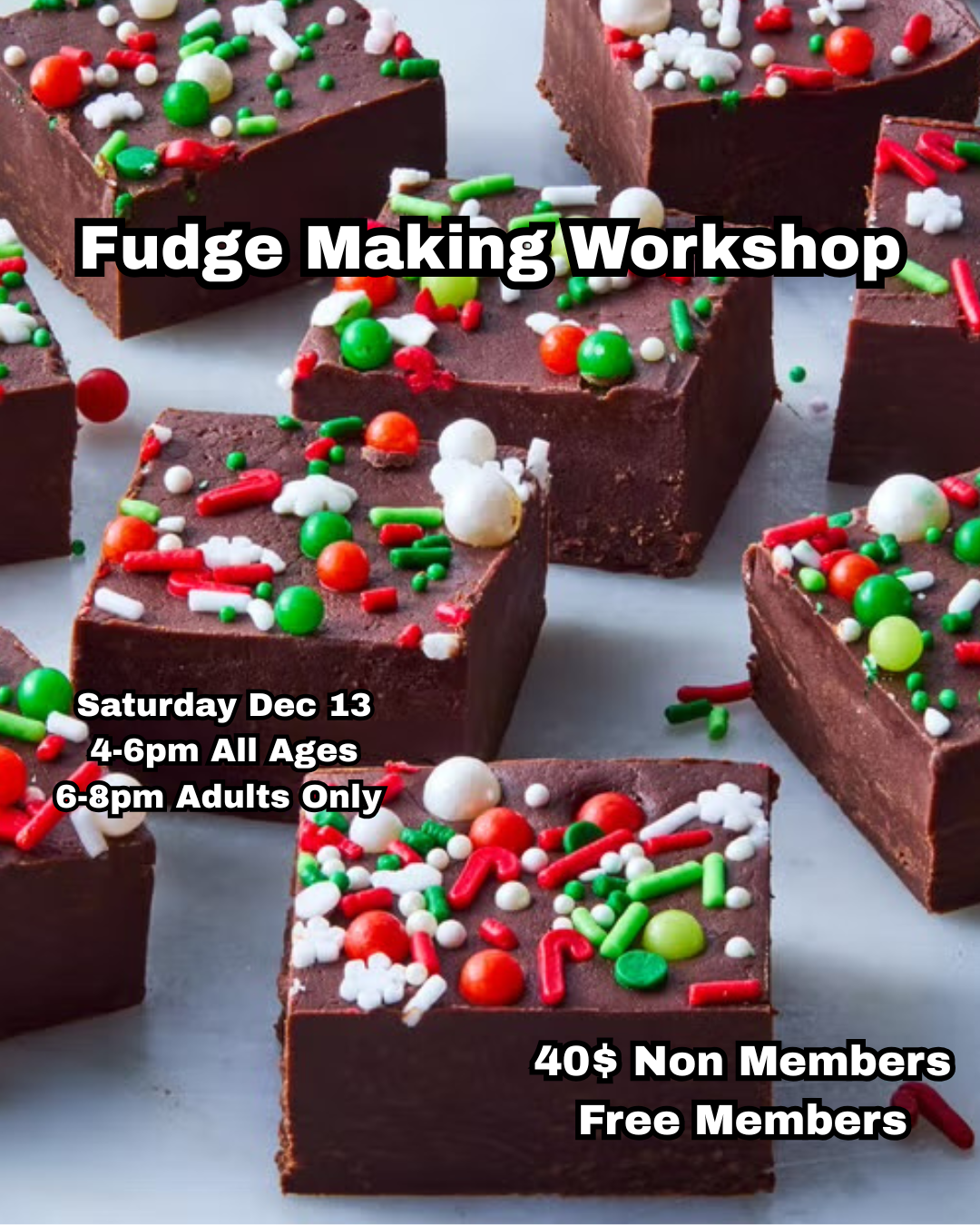 Fudge making workshop