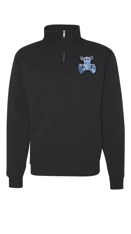 Bear logo Quarter Zip sweatshirt