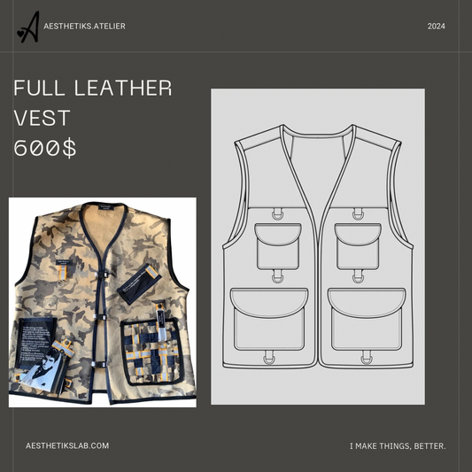 Custom Full Leather Vest